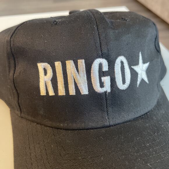 Ringo Star Embroidered Black Graphic Baseball Hat Cap One Size - Picture 2 of 6
